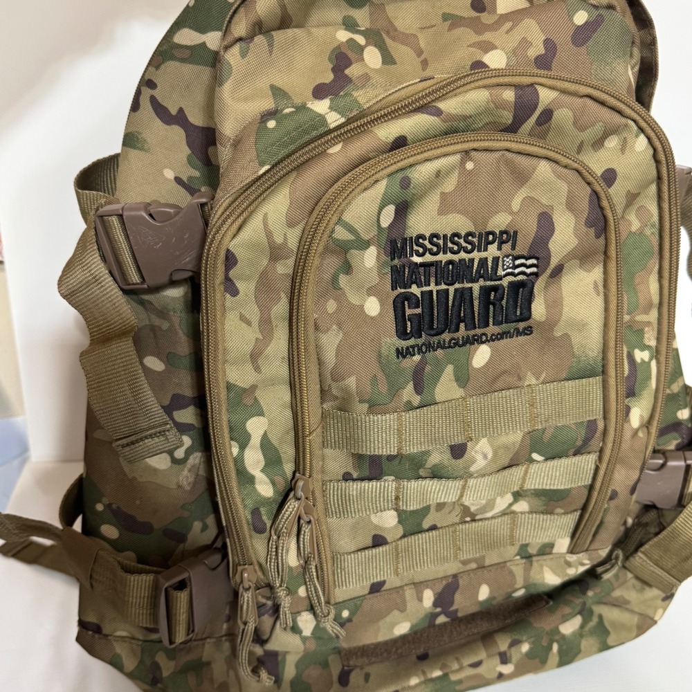 Mississippi National Guard backpack multicam camo tactical rucksack bag